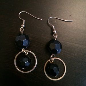 MOVING SALE! Black & Gold Earrings