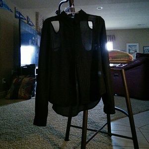 Cute black blouse