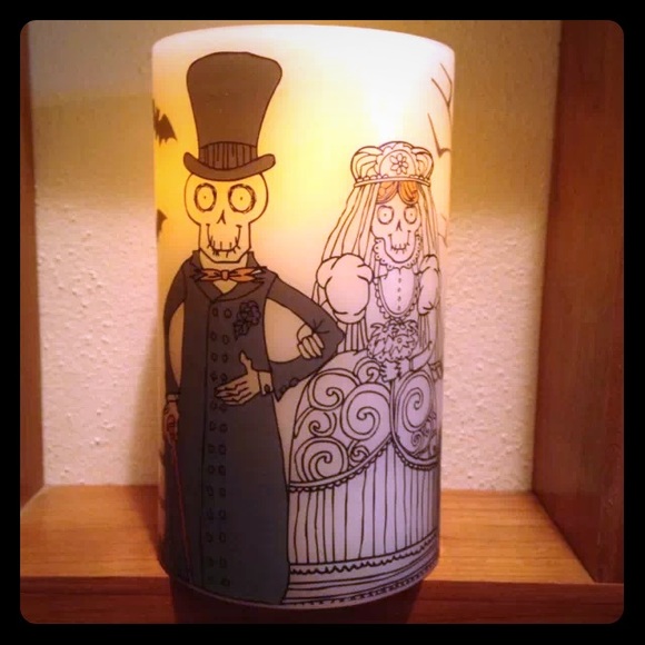 Boney Bunch Flameless Candle and Taper