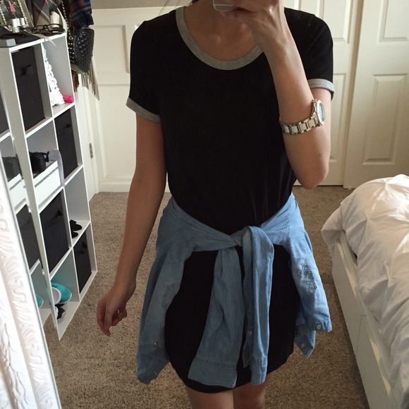 NWT Black&Grey T-Shirt Dress