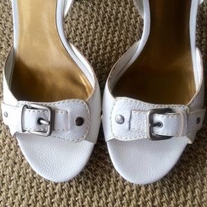 Marc Fisher Shoes - Marc Fisher Ankle Strap Sandals | White Marc Fisher Shoes - Marc Fisher Ankle Strap Sandals | White