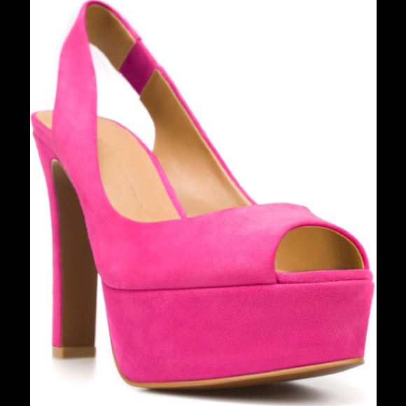 Zara suede slingback in pink- La vie en Rose!!🎀 - Picture 1 of 4