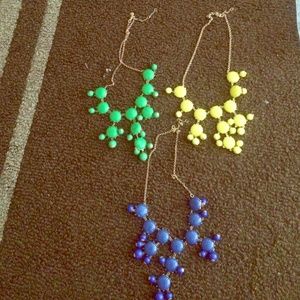 Bundle of statement necklaces