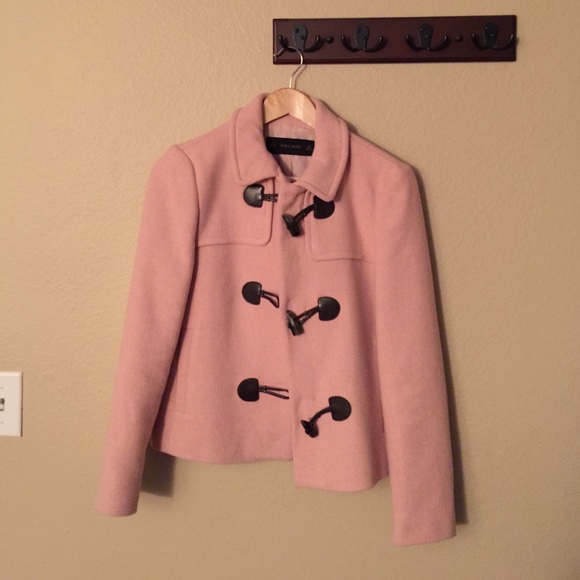 Pink Zara Jacket with Toggles