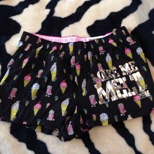 Victoria's Secret Pink boxer pajama shorts