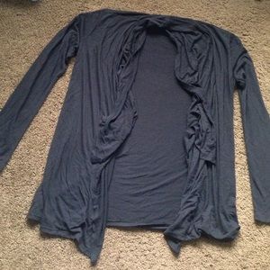 Black cotton cardigan