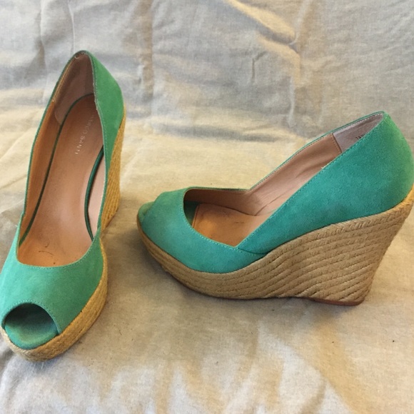 Marco Santi Leather mint wedges