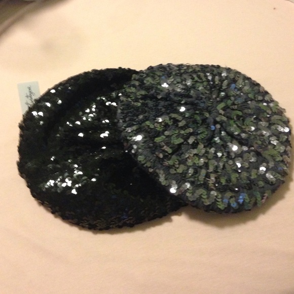Forever21 Sequin beret hats