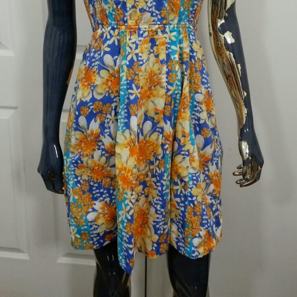 Free people dress floral size 8 medium - Picture 2 of 4