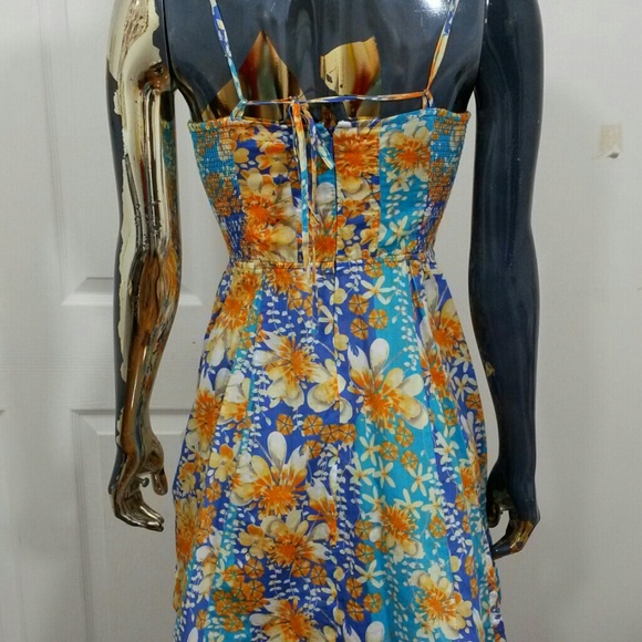 Free people dress floral size 8 medium - Picture 3 of 4