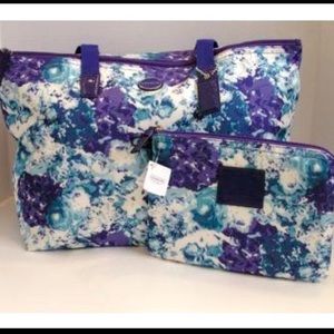 NWT Coach weekend floral bag tote purse