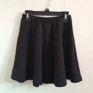 Black skater skirt