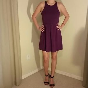 Purple Texture Dress