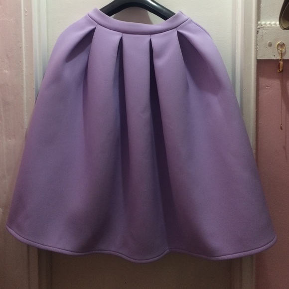 ASOS Premium Lilac Midi Skirt - Picture 2 of 2