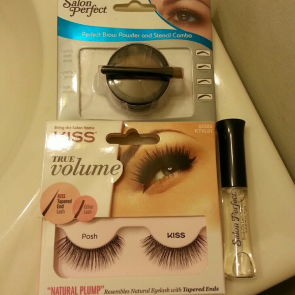 SOLD ON MERCARI*NEW* eyelash, glue and eyebrow - Picture 1 of 4