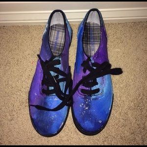brand new painted galaxy shoes!