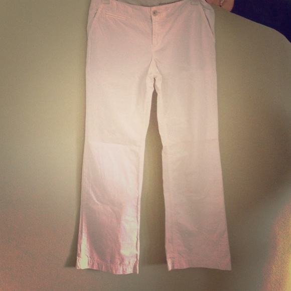 Banana republic white pants size 10