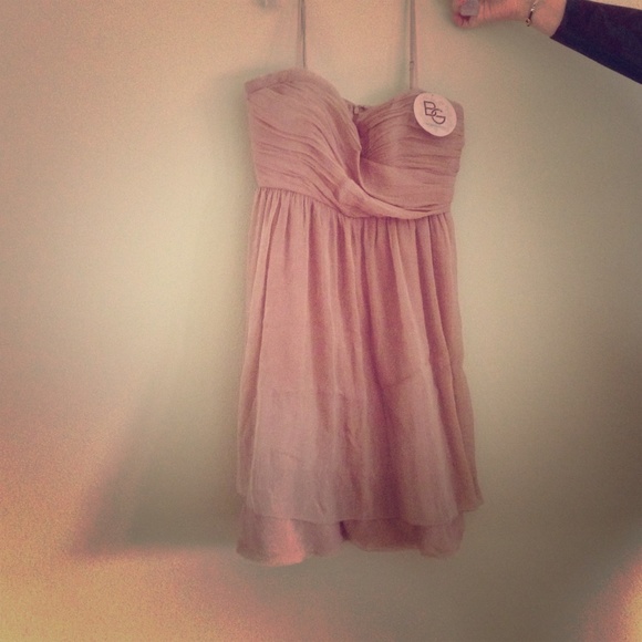 BCBG great prom dress size 10 Champagne color