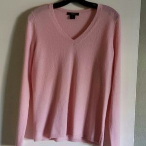 NWOT Light Pink Cashmere Sweater