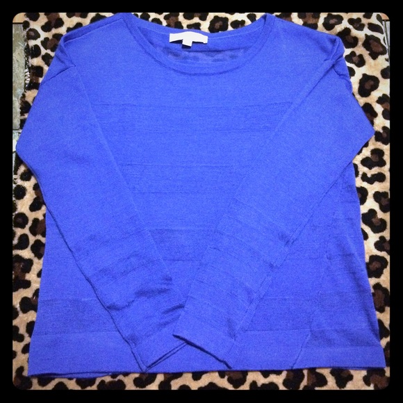 Royal blue sweater