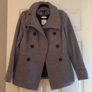 H&M grey coat