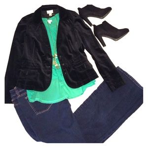 Ann Taylor loft velvet blazer/jacket