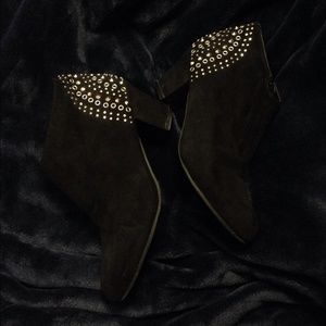 Black Studded Booties