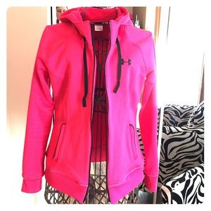 Under armor zip up sweat jacket. Small.