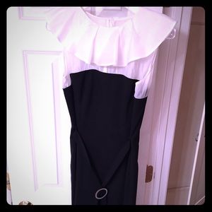 Black and white cavalli dress