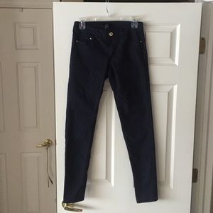 Navy skinny jeans