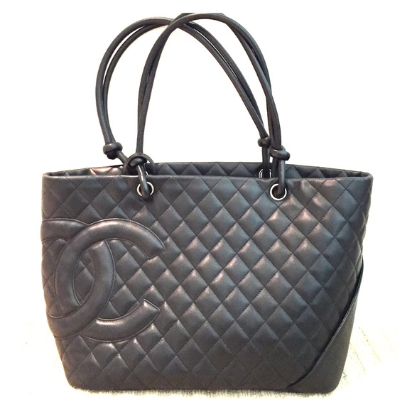 Authentic Chanel Cambon shoulder bag