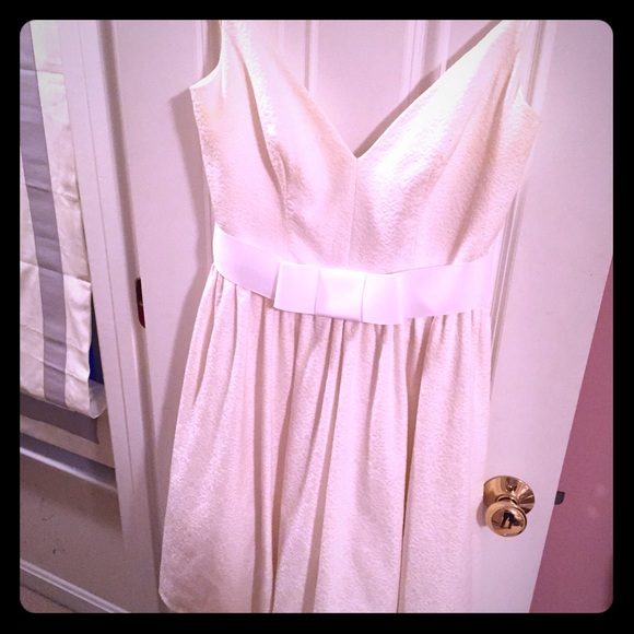 Adorable cream dress.