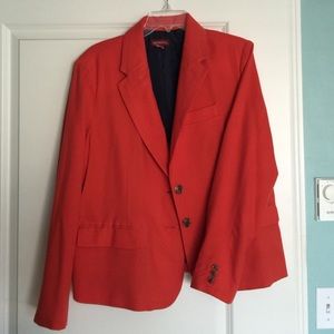Dark orange blazer