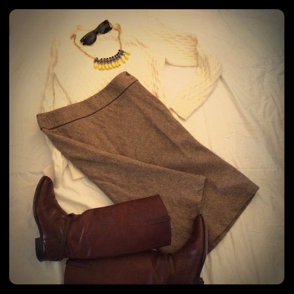 Vintage wool skirt
