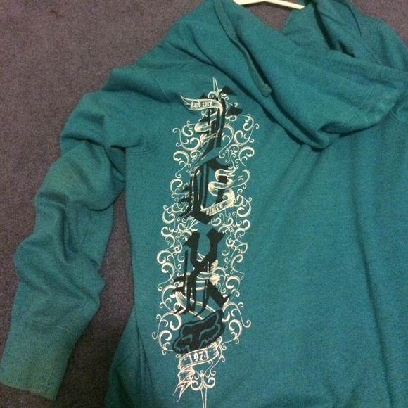 Blue fox jacket - Picture 2 of 3