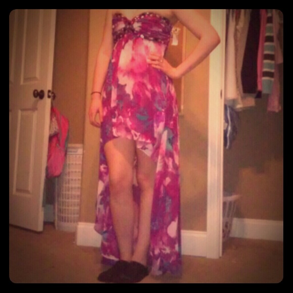 high-low dress from deb