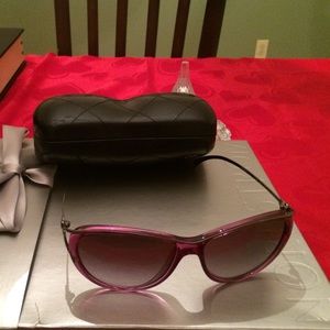 Chanel Purple Sunglasses