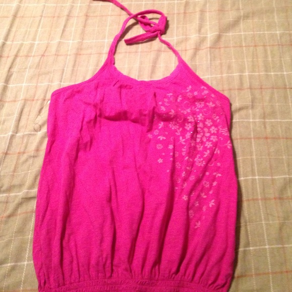 Halter top-pink