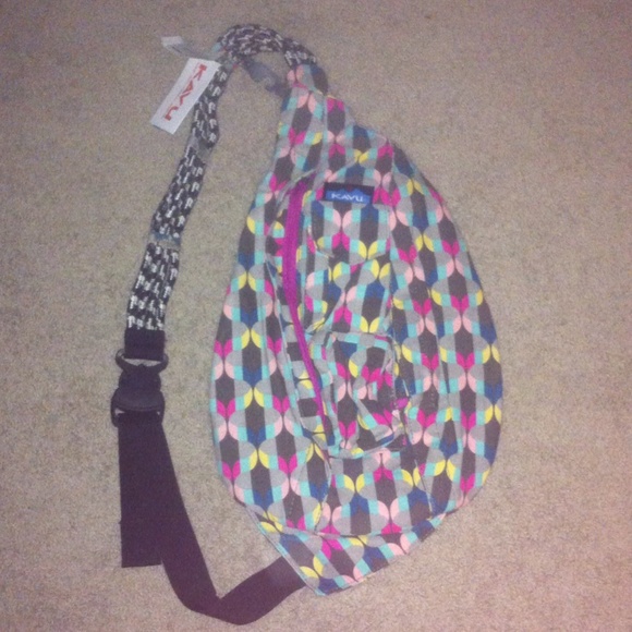 Multicolored Kavu over the shoulder purse