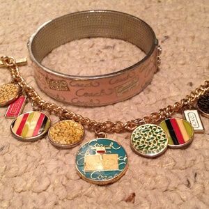 Bundle! Coach cuff bracelet and charm bracelet