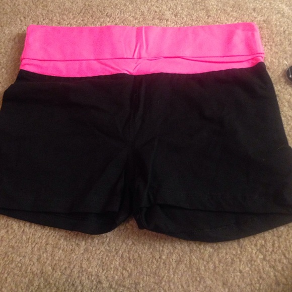Foldover Workout/Yoga Shorts - Picture 3 of 3