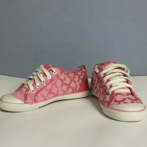 Pink Low Top Sneakers