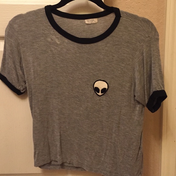 Brandy Melville Tops - Brandy Melvills Alien Patch Tee