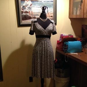 40's style dress. Rockabilly style.