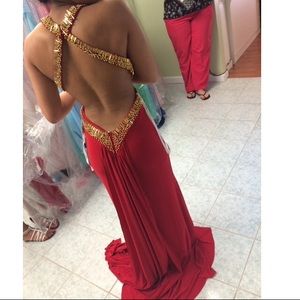 Red prom dress