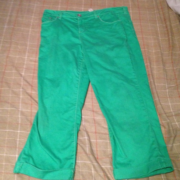 Green jeans
