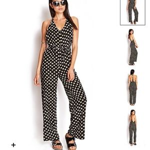Daisy print jumpsuit. Brand new.