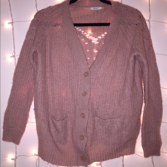 Light pink cardigan!