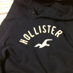 Navy hollister hoodie