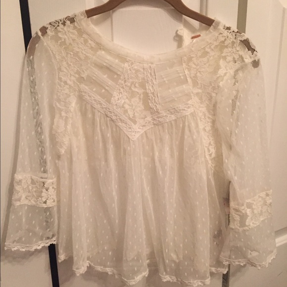 Free People Lace Top